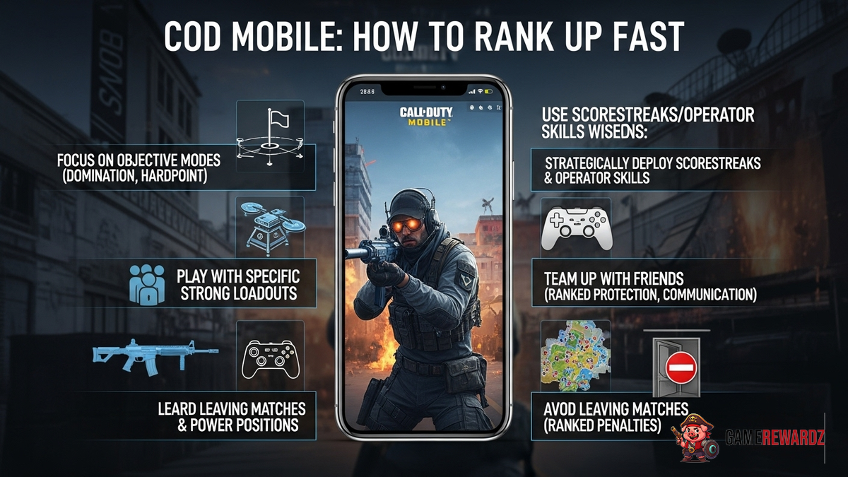 COD Mobile How to Rank Up Fast